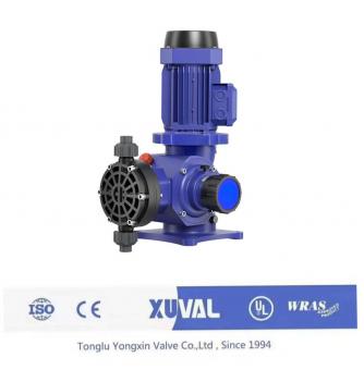 Mechanically driven diaphragm metering pump