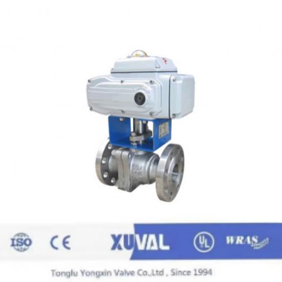 Floating soft seal electric ball valve