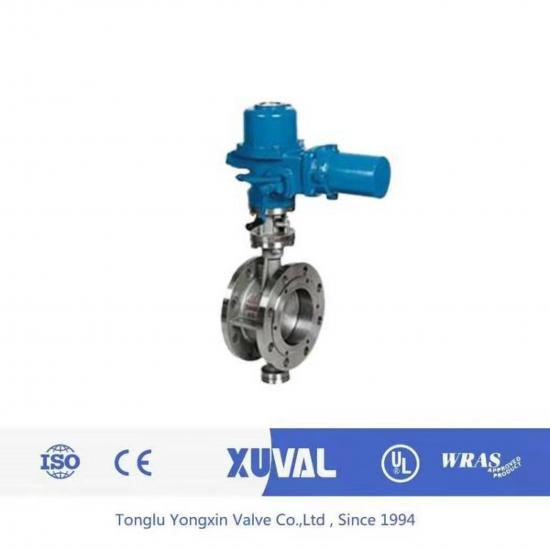 Electric elastic metal sealed butterfly valve